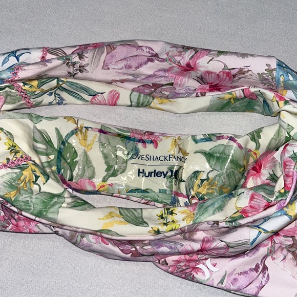 LoveShackFancy Hawaiian Hibiscus Reversible Bikini Bottom Sz M - Picture 10 of 12